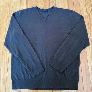 Marks & Spencer Men's Dark Gray V-Neck Sweater